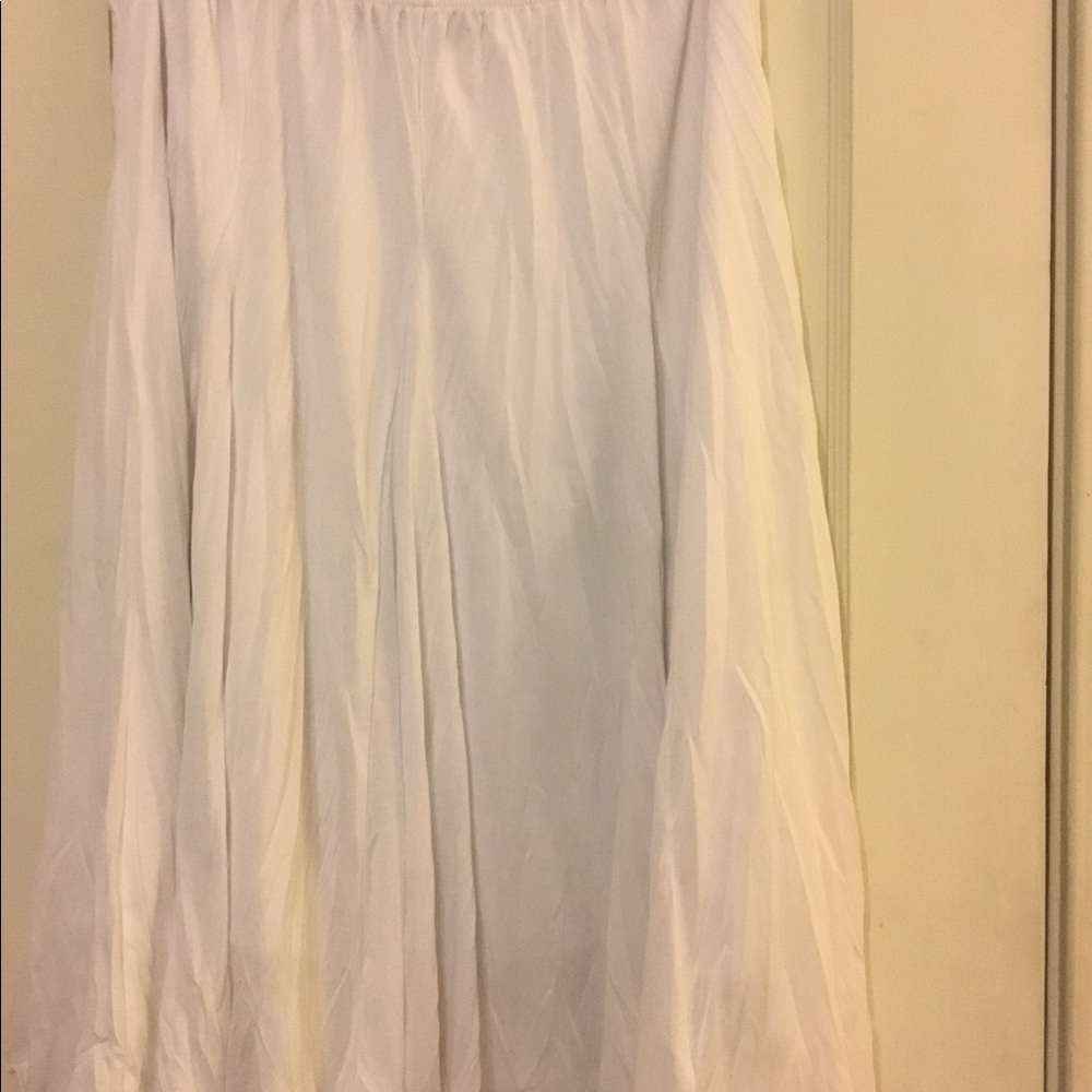 White skirt
